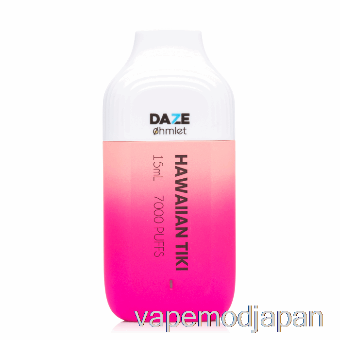 VAPE ジャパン 7 デイズ オームレット 7000 0% ニコチンゼロ 使い捨て ハワイアン ティキ